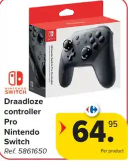 Carrefour Draadloze controller Pro Nintendo Switch aanbieding