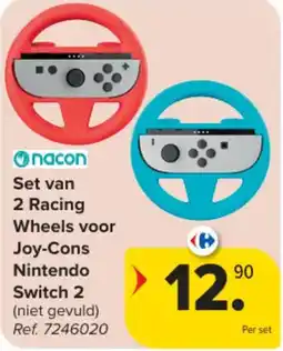 Carrefour Set van 2 Racing Wheels voor Joy-Cons Nintendo Switch 2 aanbieding