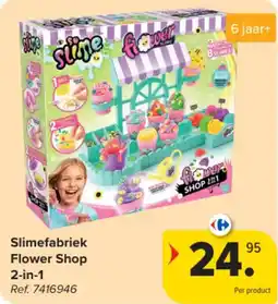Carrefour Slimefabriek Flower Shop 2-in-1 aanbieding