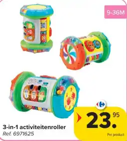 Carrefour 3-in-1 activiteitenroller aanbieding