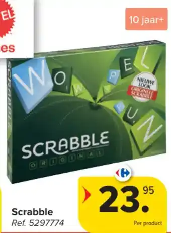 Scrabble promotie bij Carrefour