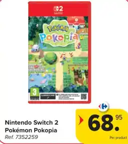 Carrefour Nintendo switch 2 pokemon pokopia aanbieding