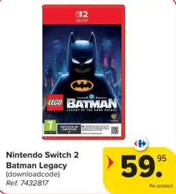 Carrefour Nintendo switch 2 batman legacy aanbieding