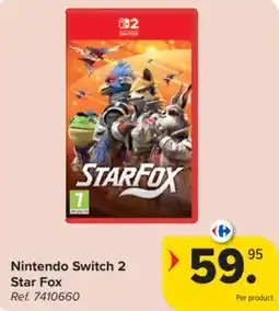 Carrefour Nintendo switch 2 star fox aanbieding