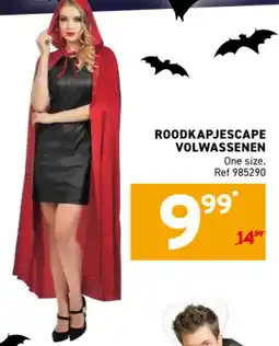 Trafic Roodkapjescape volwassenen aanbieding