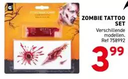 Trafic Zombie tattoo set aanbieding