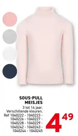 Trafic Sous-pull meisjes aanbieding