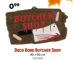 Euroshop Deco bord butcher shop aanbieding