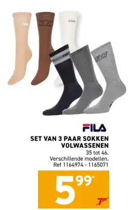 Trafic Set van 3 paar sokken volwassenen aanbieding