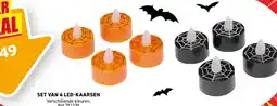 Trafic Set van 4 led-kaarsen aanbieding