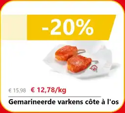 Renmans Gemarineerde Varkens Côte à l'os aanbieding