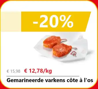 Gemarineerde Varkens Côte à l'os