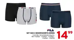 Trafic Set van 2 boxershorts heren aanbieding