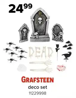 Euroshop grafsteen deco set aanbieding