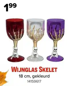 Euroshop Wijnglas skelet aanbieding