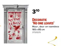 Euroshop Decoratie 'No One Leaves' aanbieding