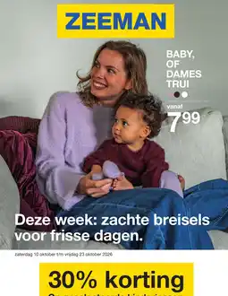 Zeeman Baby of Dames Trui aanbieding
