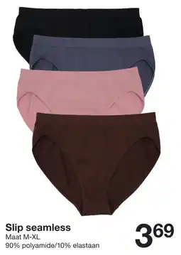 Zeeman Slip seamless aanbieding