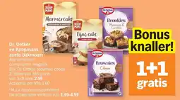 Albert Heijn Dr. Oetker en Koopmans zoete bakmixen aanbieding