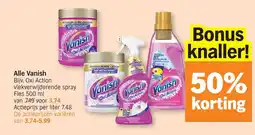 Albert Heijn Alle Vanish aanbieding