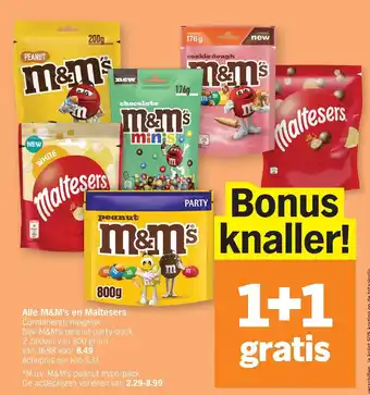 M&M's en Maltesers