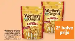 Albert Heijn Werther's original caramel popcorn aanbieding
