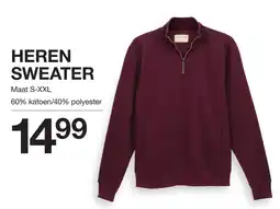 Zeeman Heren sweater aanbieding