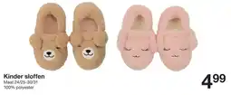 Zeeman Kinder sloffen aanbieding
