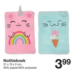 Zeeman Notitieboek aanbieding