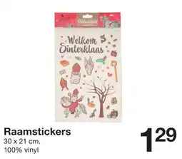 Zeeman Raamstickers aanbieding