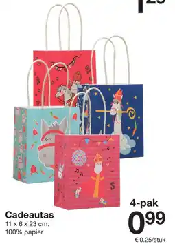 Zeeman Cadeautas aanbieding