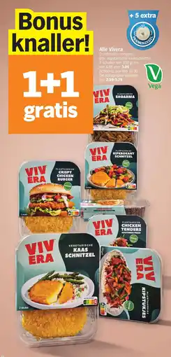 Albert Heijn Vivera vegetarische kaasschnitzel aanbieding