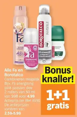 Albert Heijn Fa energising pink passion deo aanbieding