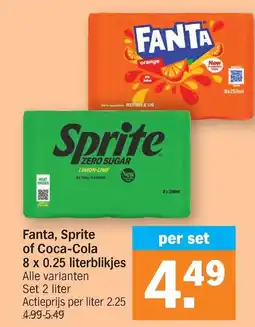 Albert Heijn Fanta, Sprite of Coca-Cola aanbieding