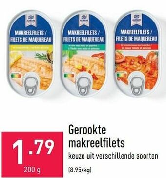 Gerookte makreelfilets