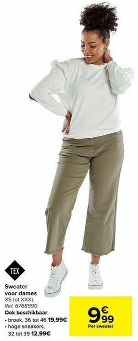 Carrefour Sweater voor dames aanbieding