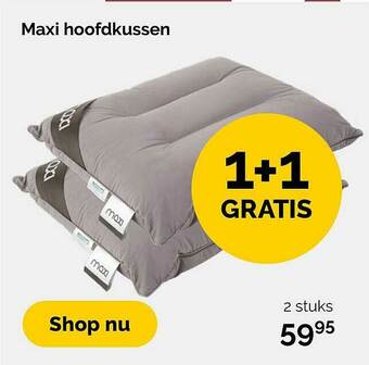 Beter Bed Maxi Hoofdkussen aanbieding
