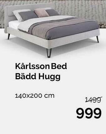 Beter Bed Karlsson Bed Bädd Hugg aanbieding