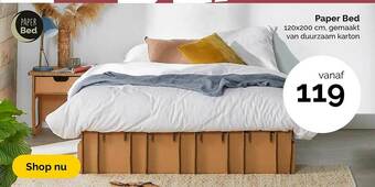 Beter Bed Paper Bed aanbieding