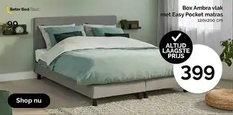 Box Ambra Vlak Met Easy Pocket Matras