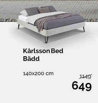 Beter Bed Karlsson Bed Bädd aanbieding