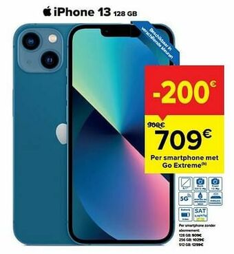 Carrefour Apple iphone 13 128 gb aanbieding