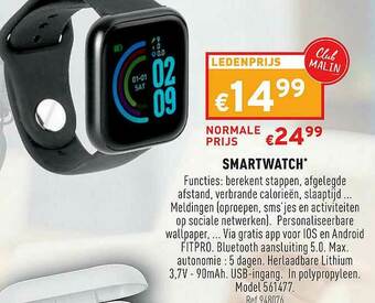 Trafic Smartwatch aanbieding