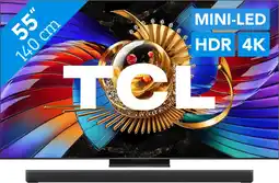 Coolblue TCL SQD Mini-led 55 80L (2026) + TCL A65K aanbieding