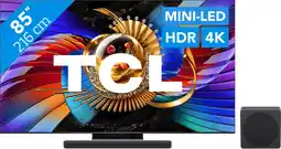 Coolblue TCL SQD Mini-led 85 80L (2026) + TCL A65K aanbieding