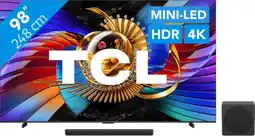 Coolblue TCL SQD Mini-led 98 80L (2026) + TCL A65K aanbieding