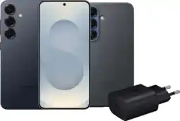 Coolblue Samsung Galaxy S25 256 Go Gris 5G + Pack d'Accessoires aanbieding