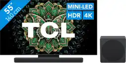 Coolblue TCL QD Mini-led 55 C69K Pro (2026) + TCL A65K aanbieding