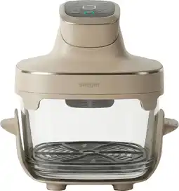 Coolblue Seeger SGR1050SB Glass Air Fryer Beige aanbieding