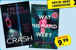 Boekenvoordeel de crash aanbieding